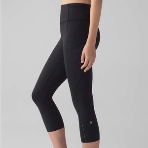 Lululemon fast and free crop 19”